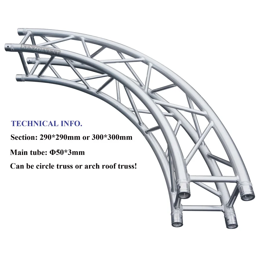 2018 hot sale product used aluminum circle lighting truss