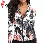 Yes Sport Women Long Sleeve Diving Shirt Swim Shirt UPF 50+ Rash Guard Swimsuit Top