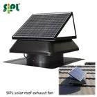 Solar Power Ventilation DC Electric Fan Industrial Roof Stand Heat Exhaust Fan Attic Air Suction Vent Cooling Conditioner