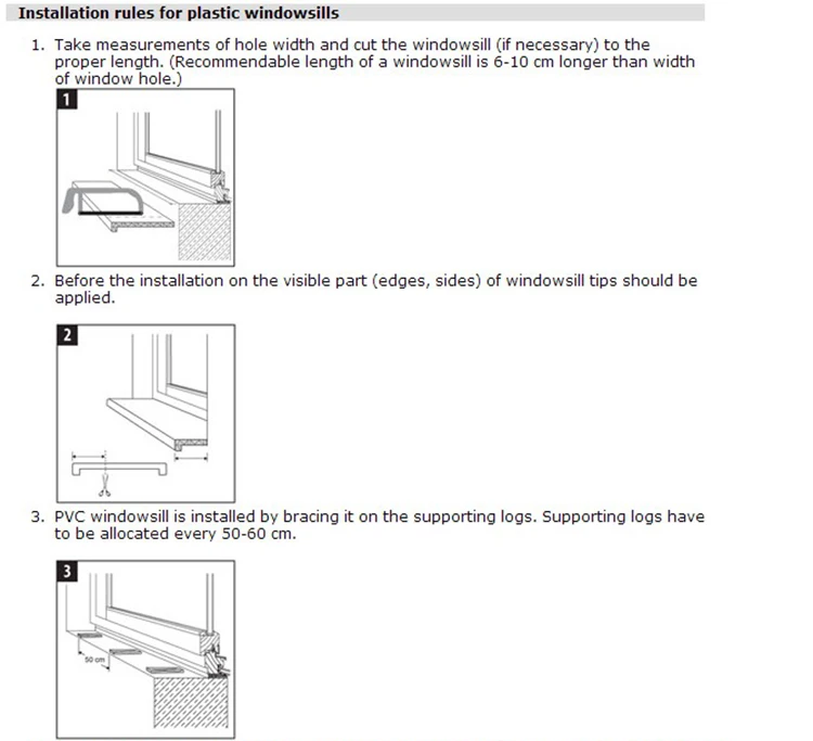 White Plastic Window Sill Covers Shenzhen Baishuntong Industrial