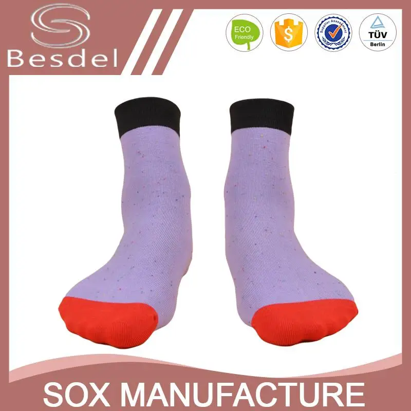 good quality custom logo fashion dress socks