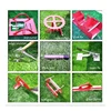 Artificial lawn mower tool for cutting and building football fields