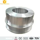 Packaging Customization Sheave Pulley Adjustable Poly-V Sheaves Wire Rope Sheave Pulley With Clear Zinc Plating