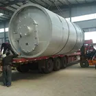 Used oil pyrolysis plastic oil cracking to diesel machine/waste tire oil recycling machine