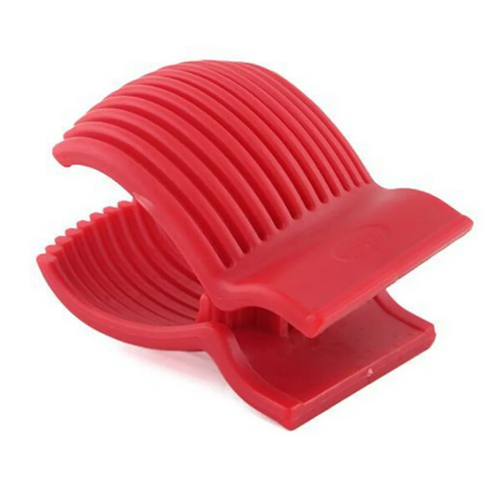 Good Quality Onion Fruit Vegetable Cutter Tools Tomato Holder Slicer Guide Potato/Onion Holder Cutter Shredders Slicers KC1133
