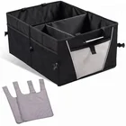 Portable Multi Auto Trunk Organizer , Heavy Duty Cargo Storage Box For Car