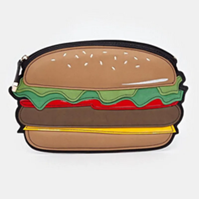 Women Hand Bag High Fashion Cute Clutches Hamburger Donut Women Hand Bag High Fashion Cute Clutches Hamburger Donut Bottle Ice Cream Change Purse Dollar Price Wallet Clutch In On