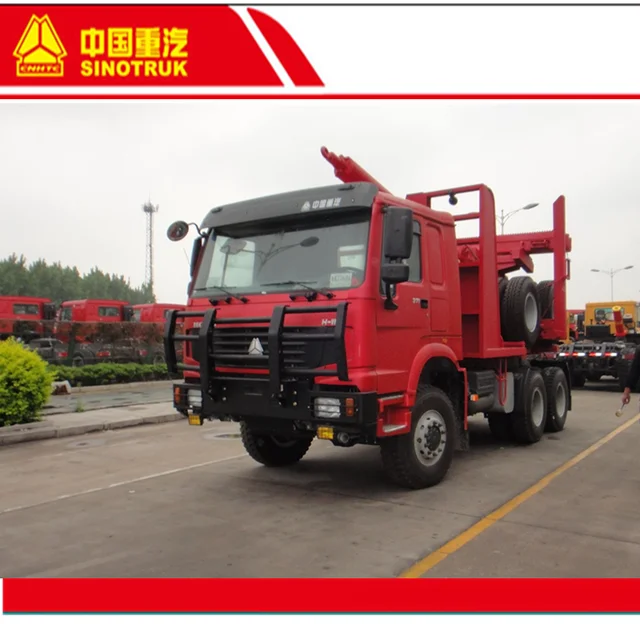 sinotruk 371hp howo brand timber truck & log truck