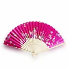 Silk Fabric Fan Fan Fabric Folding Fan Top Silk And Fabric Folding Fan With Bamboo Frame