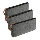 hot product felt cosmetic bag make up storage organizer bag