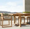 Luxury outdoor furniture outdoor teak table set teak outdoor dining table and chairs