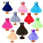Hot Selling Colors Gown Tulle Flower Girl Dresses HPC-3082