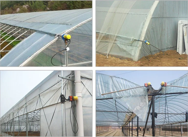 Automatic Electric Greenhouse Film Roll Up Winch Winder Film Roller