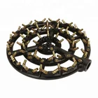 Commercial Use 88 Brass Tips Propane NG Gas Cast Iron Jet Burner