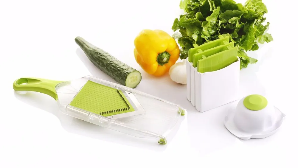 4 Blades Mandoline Slicer, Vegetable Chopper, Tomato Slicer
