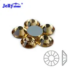 AAA China Top Quality SS6(1.9-2.1mm) LT. COL. Topaz (LCT) Flat Back Hotfix Rhinestone