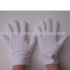 factory price white 100% cotton marching traffic police glove With Great Low Price