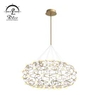 New design high quality fancy acrylic industrial vintage lighting chandelier