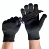 Polyester Steel No Cut Work Gloves Saw Proof Gloves Safety Gloves For Cutting