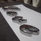 customized car logo mirror polishing stainless steel metal alphabet letter led channel letter