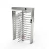 People counter swipe card access turnstile full height rotating gate