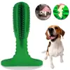 2019 New Pets Dog Rubber Mint Bone Toothbrush Brushing Stick Tooth Cleaning Oral Care Puppy Chew Toys