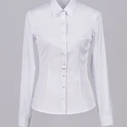 New Office Ladies Women Slim Long Sleeve Business Work Formal shirt