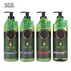 Private label best sulfate free nourishing magic fast black hair color shampoo