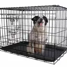 Cheap Full Size Outdoor Kennel Collapsible Portable Puppy Carrier Removable Tray Pet Crate Metal Dog Cage