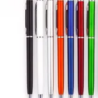 New design plastic ball point custom logo pen with stylus