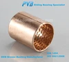 PRM404440 Wrapped CuSn8 Bush,Oil Groove Bronze Bearing,Bronze Cylindrical Bushing