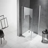 Corner Square Frameless 2 Sided Rectangle Pivot Door Shower Enclosure