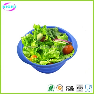 factory price high quality promotion gift silicone fruit basket