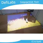 DEFI Double screen interactive magic projection 3d floor and wall system support 2 projectors