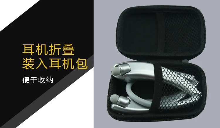 CSR V5.0 Wireless Folding Headphones Neck Hanging Bluetooth Headset With Retractable Wire - ANKUX.COM