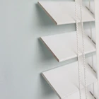 White color 2'' Width Wood like Foam PVC Venetian Blinds