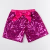Summer Bow Girls Clothing Baby Child Cotton Capris Short Pants Wholesale Girls Pom Pom Shorts Baby Sequin