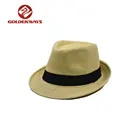 China factory high quality natural paper straw custom fedora hat