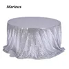 Hot sale sequin tablecloth for home table linen