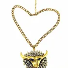 Wholesale custom gold silver alloy metal part necklace