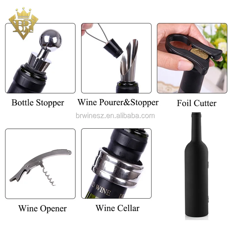 wine accessories bottle opener gift set