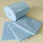 30-55 GSM diamond pattern printed disposable chemical bonded nonwoven fabric lightweight cleaning cloth