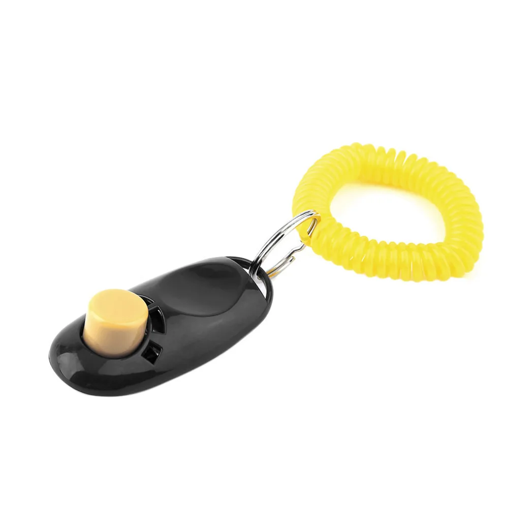 Pet Click Clicker Training Trainer Aid Wrist Pets Dog Supplies Dog Trainnings Dog traning tools Plastic Products free shipping