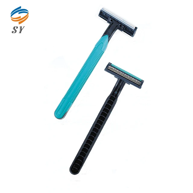 cheap triple blade disposable shaving razor for travel use