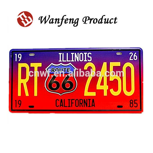 licence plate art