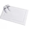 100% terry loop cotton bath mat for bathroom shower room in hotel or home