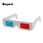 Universal Paper Anaglyph 3D Glasses Paper 3D Glasses View Anaglyph Red Cyan Red/Blue 3D Glass For Movie EF