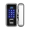smart Fingerprint Digital Door Lock For Glass Door With App Password Remote Control Unlock
