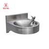Stainless Steel Drinking Fountain with Tap, Wall Hung Wall Mounted 304 Stainless Steel Vandal Resistant Drinking Fountains