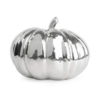 3d outdoor large art pumpkin metal stainless steel handicraft sculpture